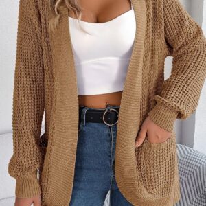 Loose Knit Pocket Cardigan